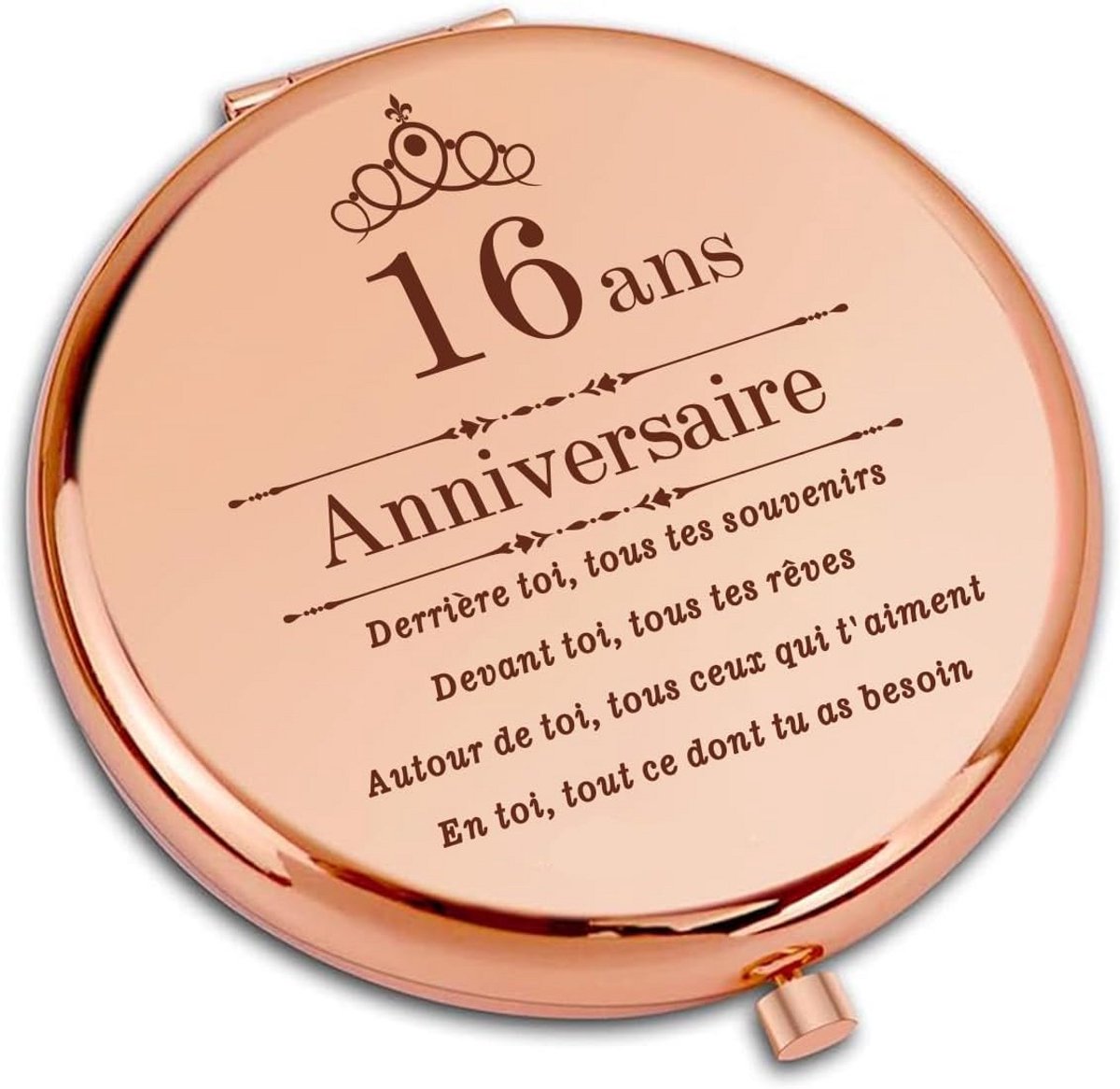 Compacte Make-up Zakspiegel met Dubbelzijdig Vergroting voor Tienermeisjes