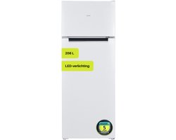 Exquisit KGC270-45-040EW - Koel-vriescombinatie - 4* Vriesgedeelte - 5 Jaar Garantie - 206 Liter - 40dB - Wit