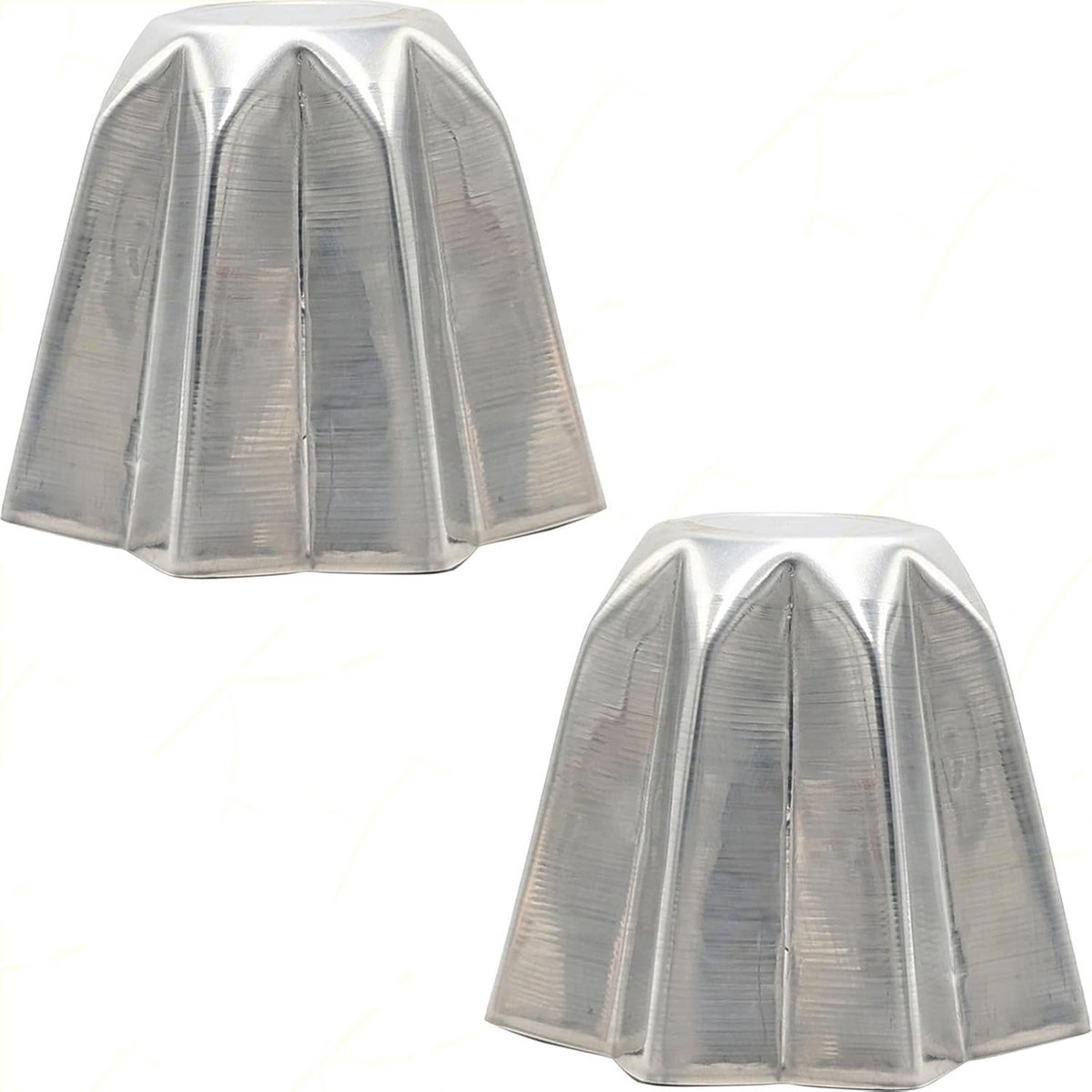 Set van 2 Aluminium Vormen voor Pandoro - Professioneel en Gelijkmatig Bakken