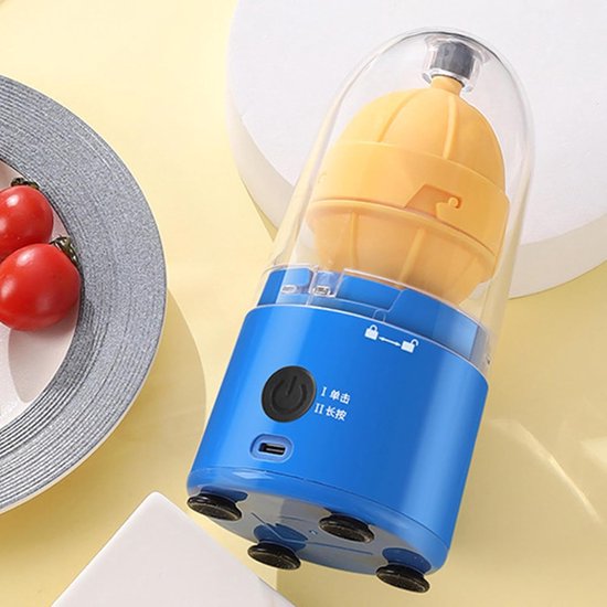 Eiershaker Eimixer - Keuken Gadget - Eieren Mengen - Stabiele Zuignap - 17.2 x 8.3 cm - Blauw — afbeelding 5