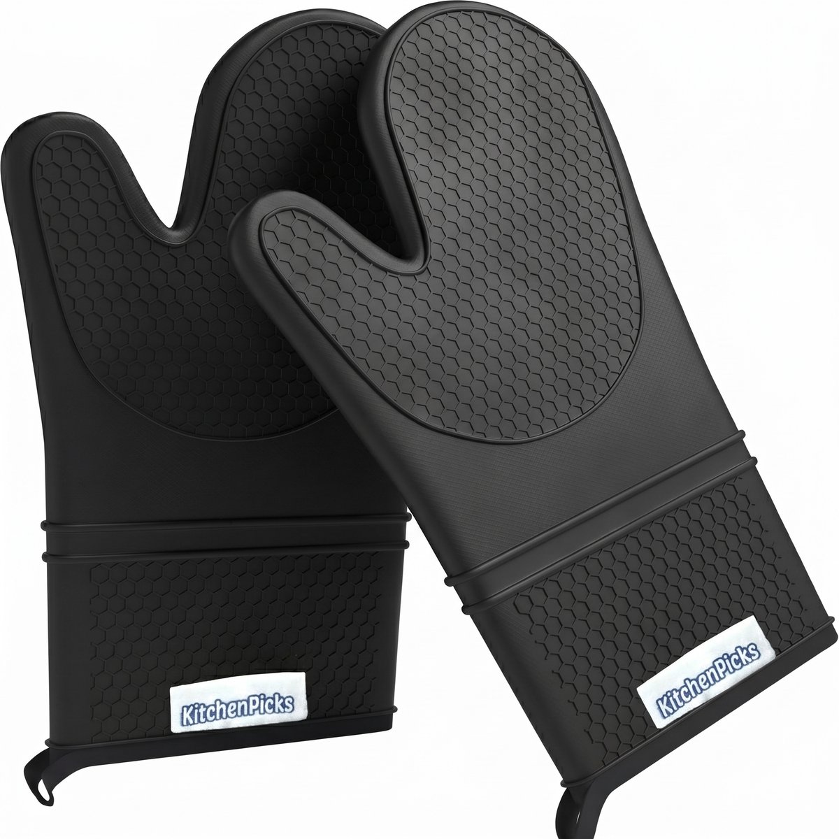 KitchenPicks Ovenwanten 2 Stuks - Siliconen Ovenhandschoenen tot 250°C - Makkelijk Schoon - BPA vrij