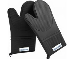 KitchenPicks Ovenwanten 2 Stuks - Siliconen Ovenhandschoenen tot 250°C - Makkelijk Schoon - BPA vrij