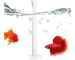 Garnalenvoerslang - Voederbuis Aquarium - Garnalen Voeren - Glazen Voederdispenser - 383cm Lengte - Transparant