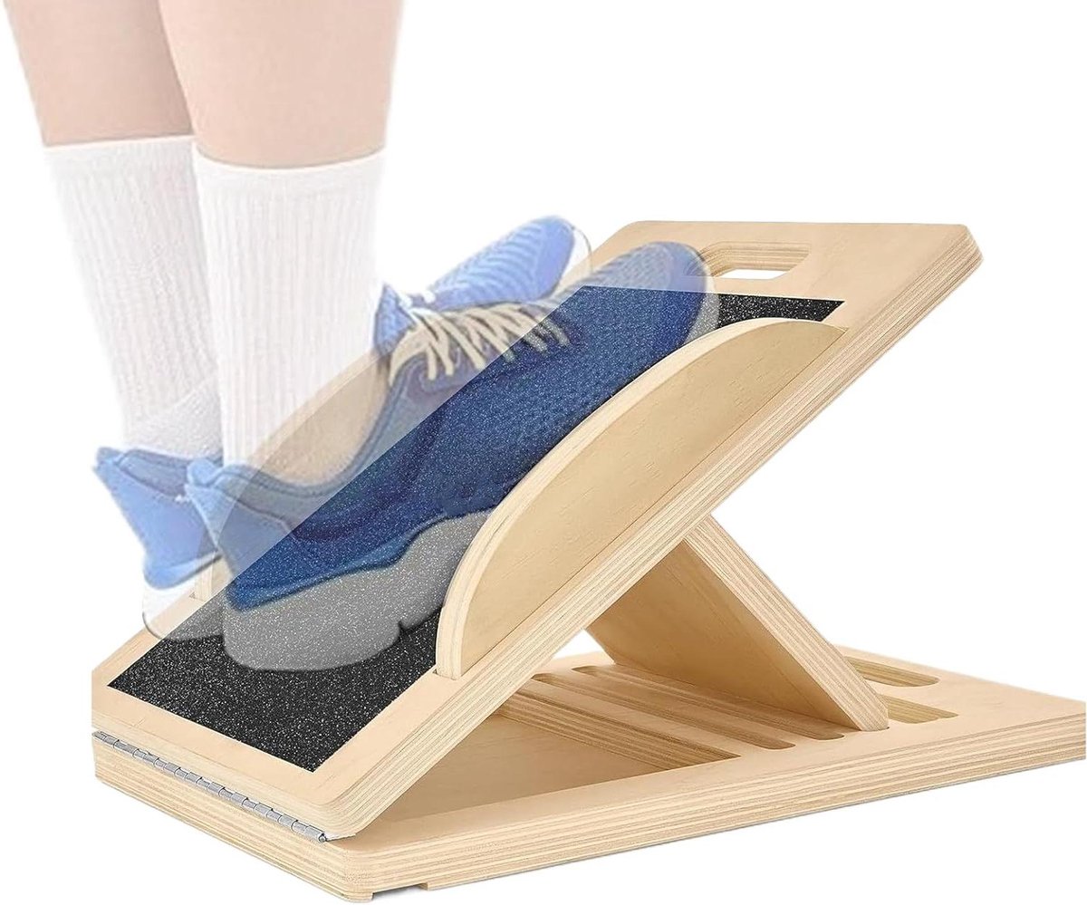 Schuine Plank - Kuitplank Balansbord - Fitness Oefeningen - Verstelbaar Hout - 42x31x6.5 cm - Niet gespecificeerd