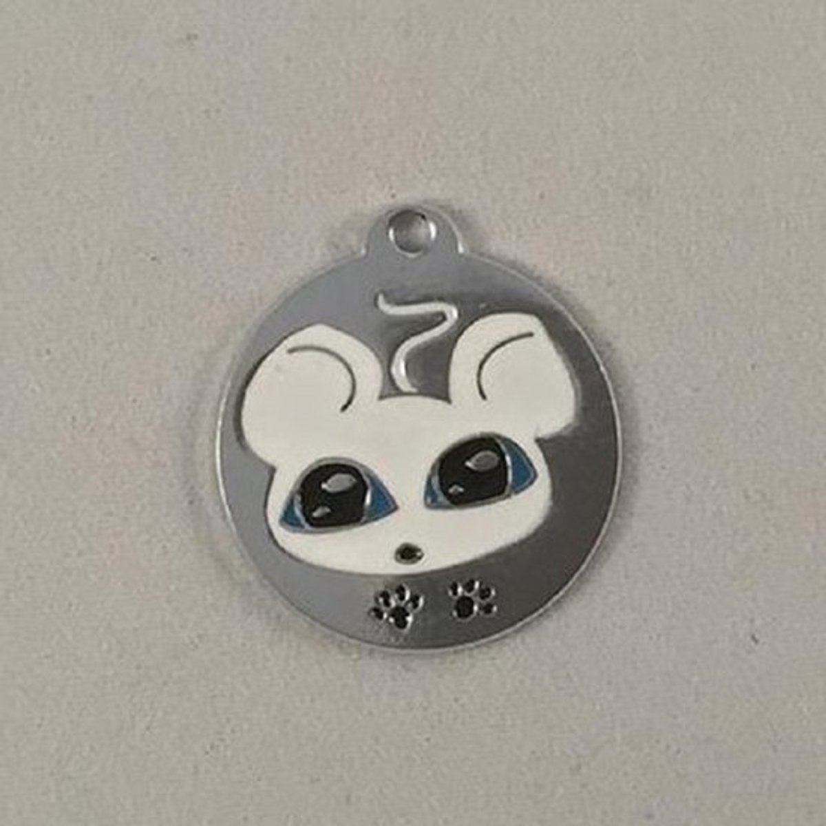 Kattenpenning Gotag mouse one size wit