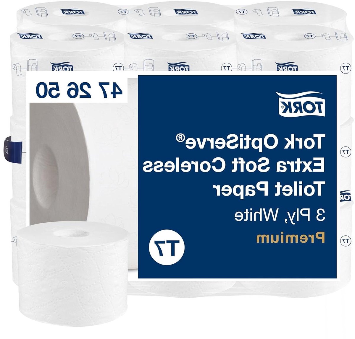 Toiletpapier Pakket - Zacht Luxe Papier - Hygiëne Verbeteren - Compacte Tubeless Rol - 18 Rollen - Wit