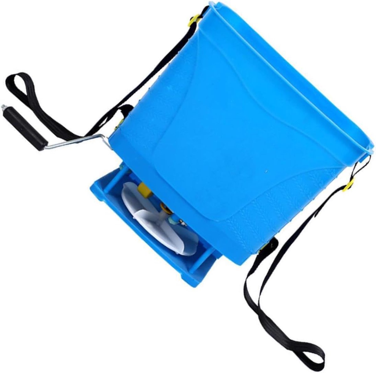 Meststrooier met Dispenser - Handmatige Strooier - Efficiënte Bemesting - Rugzak Ontwerp - 43 cm x 42 cm - Zwart