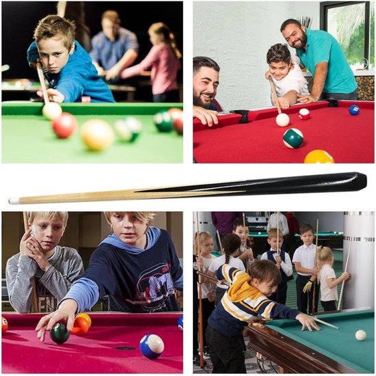 Mini Poolkeu - Korte Biljartstok - Spel Uitoefenen - Handgepolijst Vakmanschap - 20 Inch - Veelkleurig — afbeelding 5