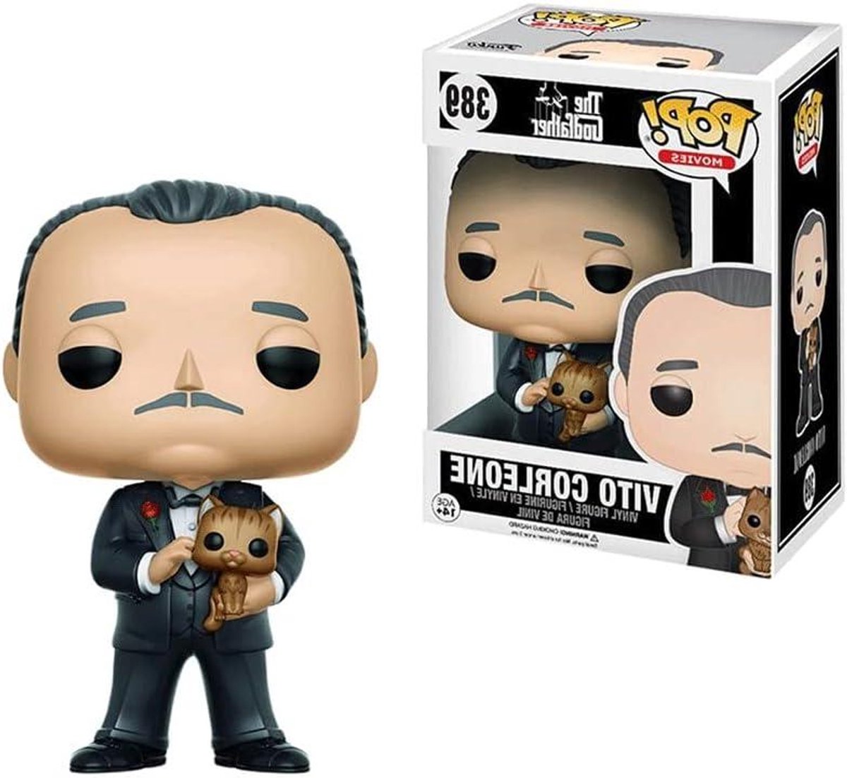 Vito Corleone Figuur - Film Karakter - Verzamelen - Iconisch Filmkarakter - 9 cm - Zwart