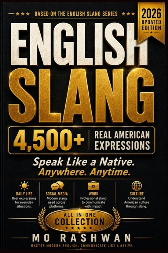 English Slang: Master American Real-Life English- English Sl ... - cover