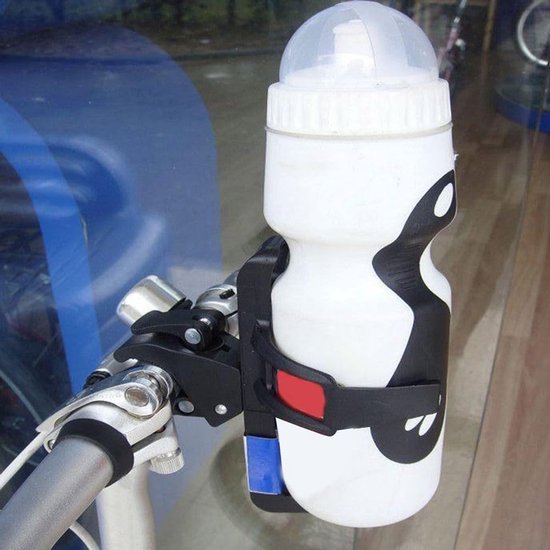 Fiets Bidonhouder - Fleshouder Fiets - Hydratatie Onderweg - 360 Graden Draaibaar - 4.2cm Diameter - Zwart — afbeelding 2