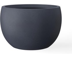 Ronde Betonnen Plantenbak Antraciet Diameter 50,8 cm