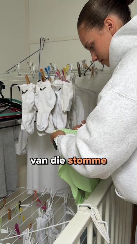 LaundrySpecialist Wasknijpers soft grip - Wit/grijs - 60 stuks - extra lang en stevig - wasknijpers plastic - wasknijpers kunststof - gekleurde knijpers