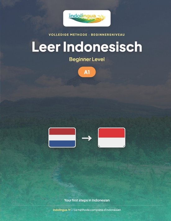 Leer Indonesisch - Indolingua Methode- Leer Indonesisch - Ni ... - cover