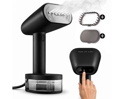 Kledingstomer - In 20 Sec. warm & binnen 2 minuten klaar - 2 Stoomstanden - Inclusief reistas - 1600W - Stoomapparaat stomer Kleding - Steamer - Handstomer