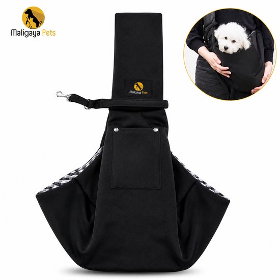 Maligaya Pets Draagtas Hond - Hondentas - Draagzak Hond – Hondendraagtas - Draagtas voor Honden - Dierendraagtas - Zwart - Cadeau