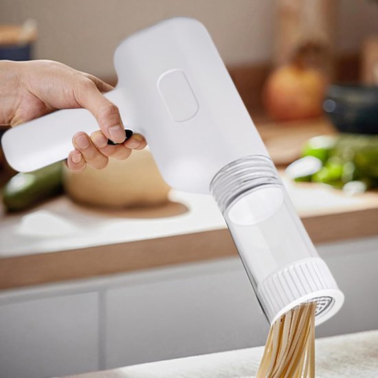 Elektrische pastamaker - handmatige elektrische noedelpers - afneembare pastapers voor pastapers, ontworpen voor eenvoudige reiniging, snijder met 6 verschillende vormen — afbeelding 3