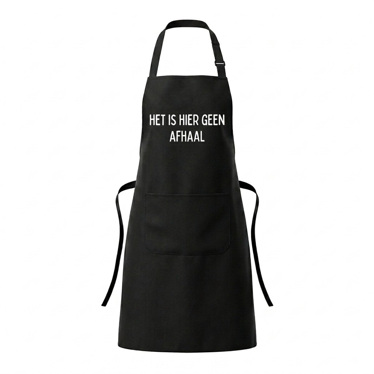 Het is hier geen afhaal Barbeque Schort | BBQ Zomer Schort | Keuken Schort