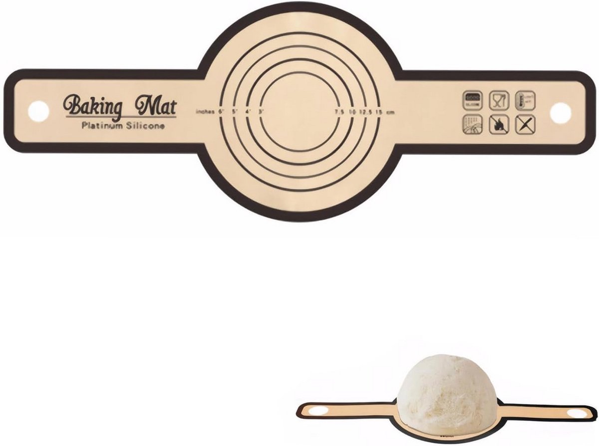 Ronde Siliconen Broodslinger voor Dutch Oven met Lange Handgreep