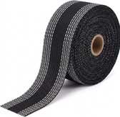 Strijkband - 1 rol van 2 Meter – 2,5 cm Breed - Zoomband - Instrijkbaar - Voor Inkorten - Gordijnband - plooiband - Nylon lijm - Reparatieset kleding - Broek inkort hulp - ixen