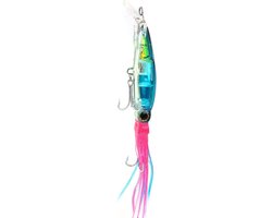 Dailygoody - Vishaak 23cm - Roestvrij staal - Superscherp - Blauw - Zoutwatervis - Onweerstaanbare afwerking - Geschikt voor Wahoo — afbeelding 2