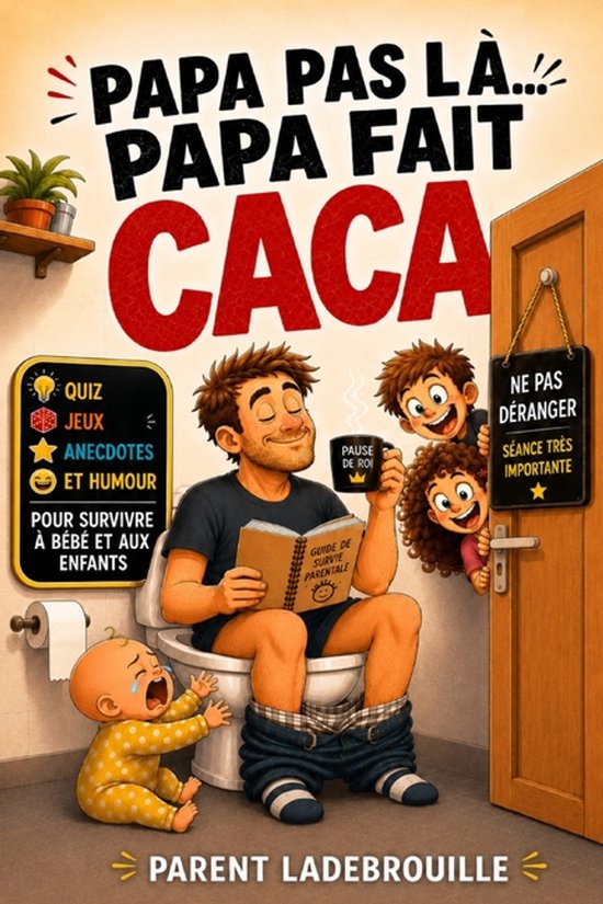 Papa Pas LÀ... Papa Fait Caca ! - cover