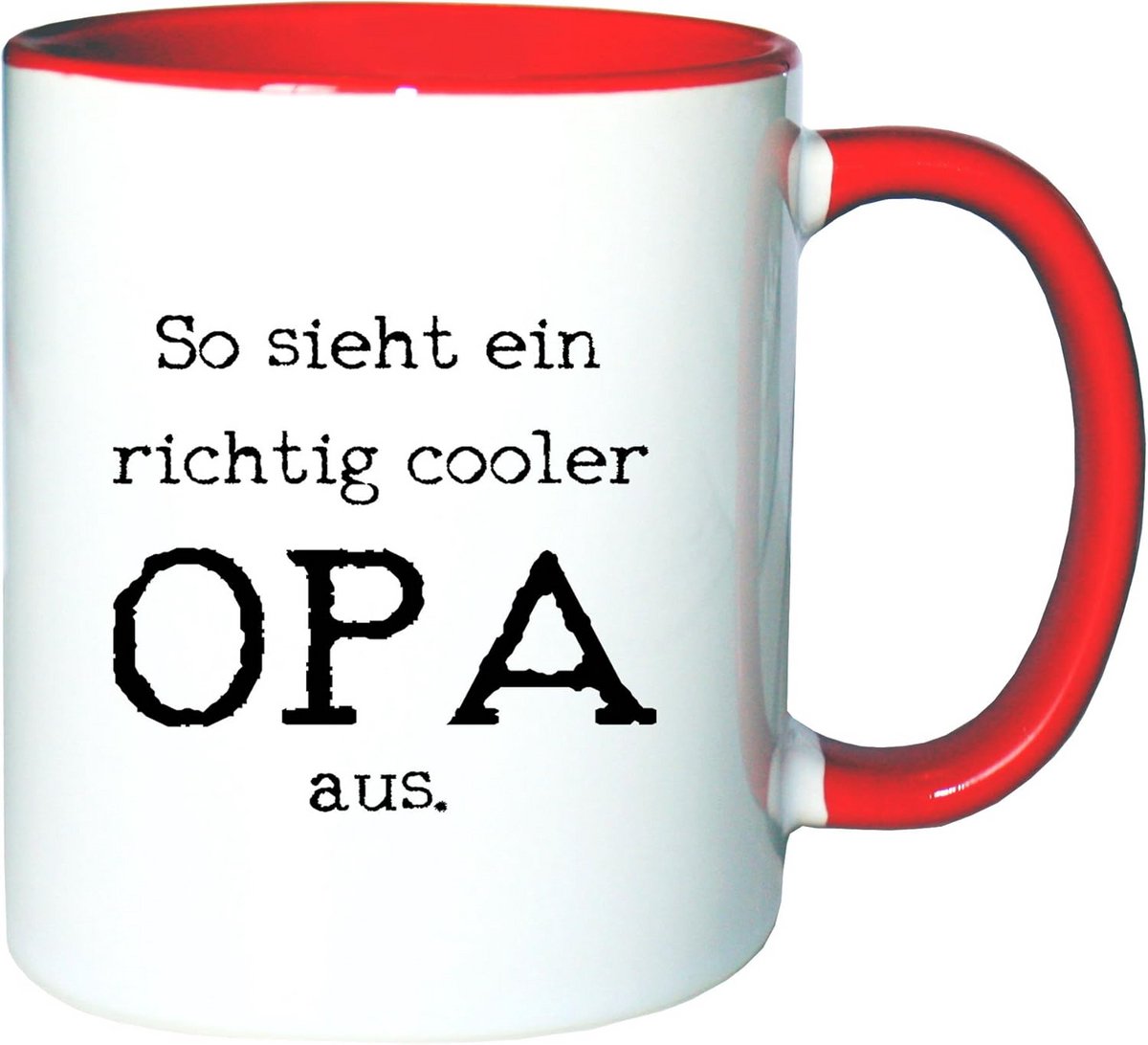 Grote Koffiemok voor Opa - Theekop met Grappige Opdruk
