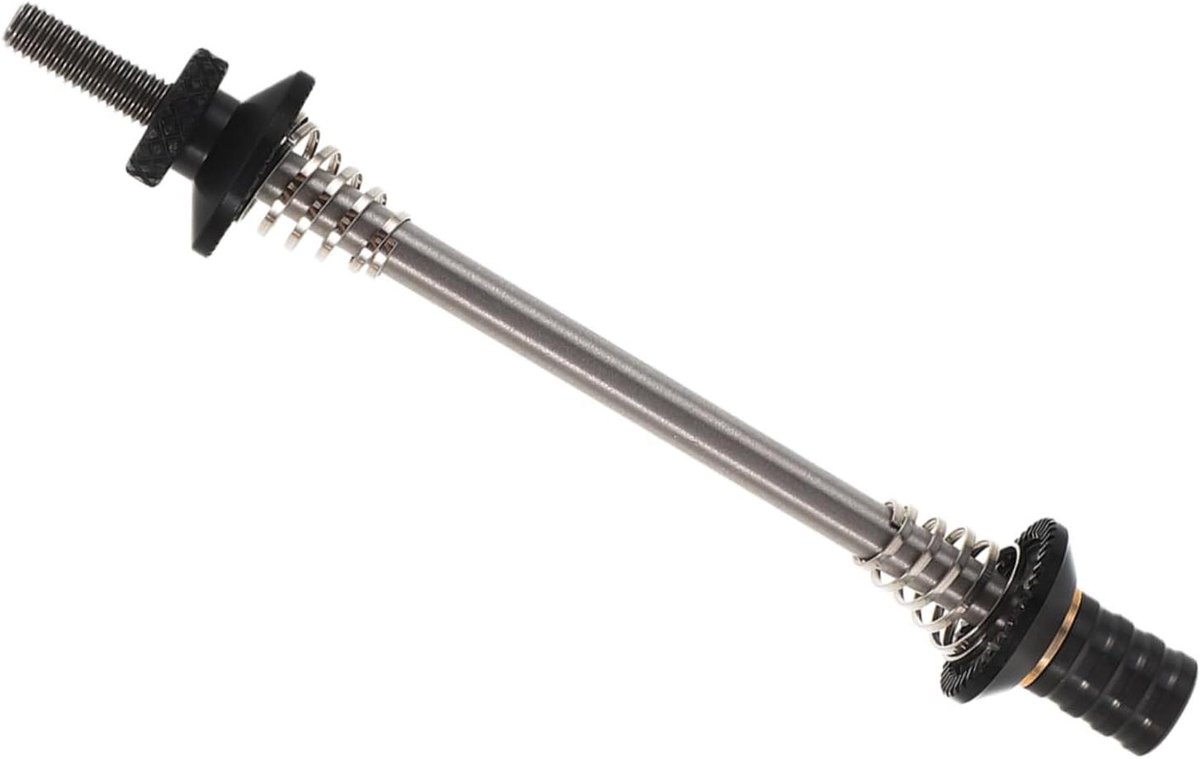 Fietswiel Snelspanner - Hub As - Wielen Monteren - Lichtgewicht Titanium - 11.5 cm - Zwart