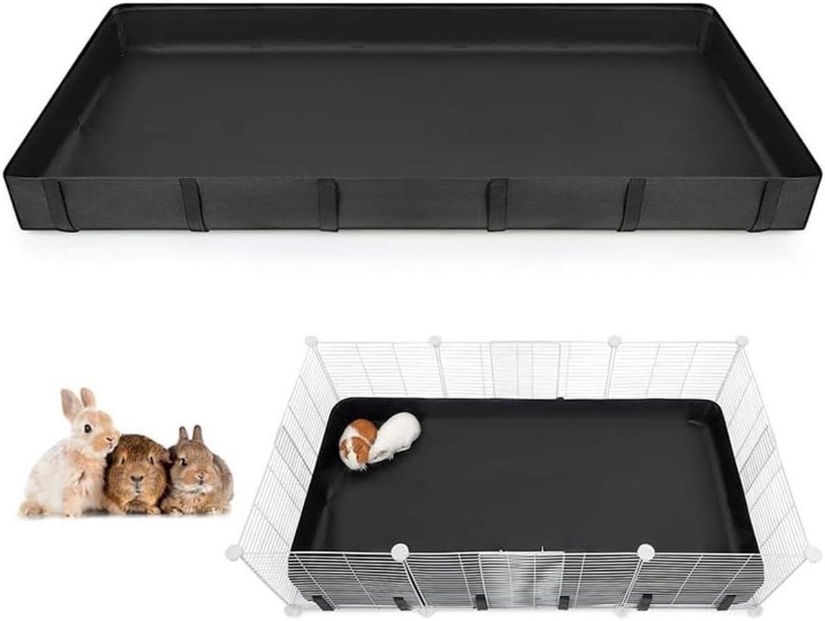 Hondenhok Bodem - Kooi Onderlegger - Kooi Schoon Houden - Waterdicht Dubbellaags Ontwerp - 118 x 58 x 11 cm