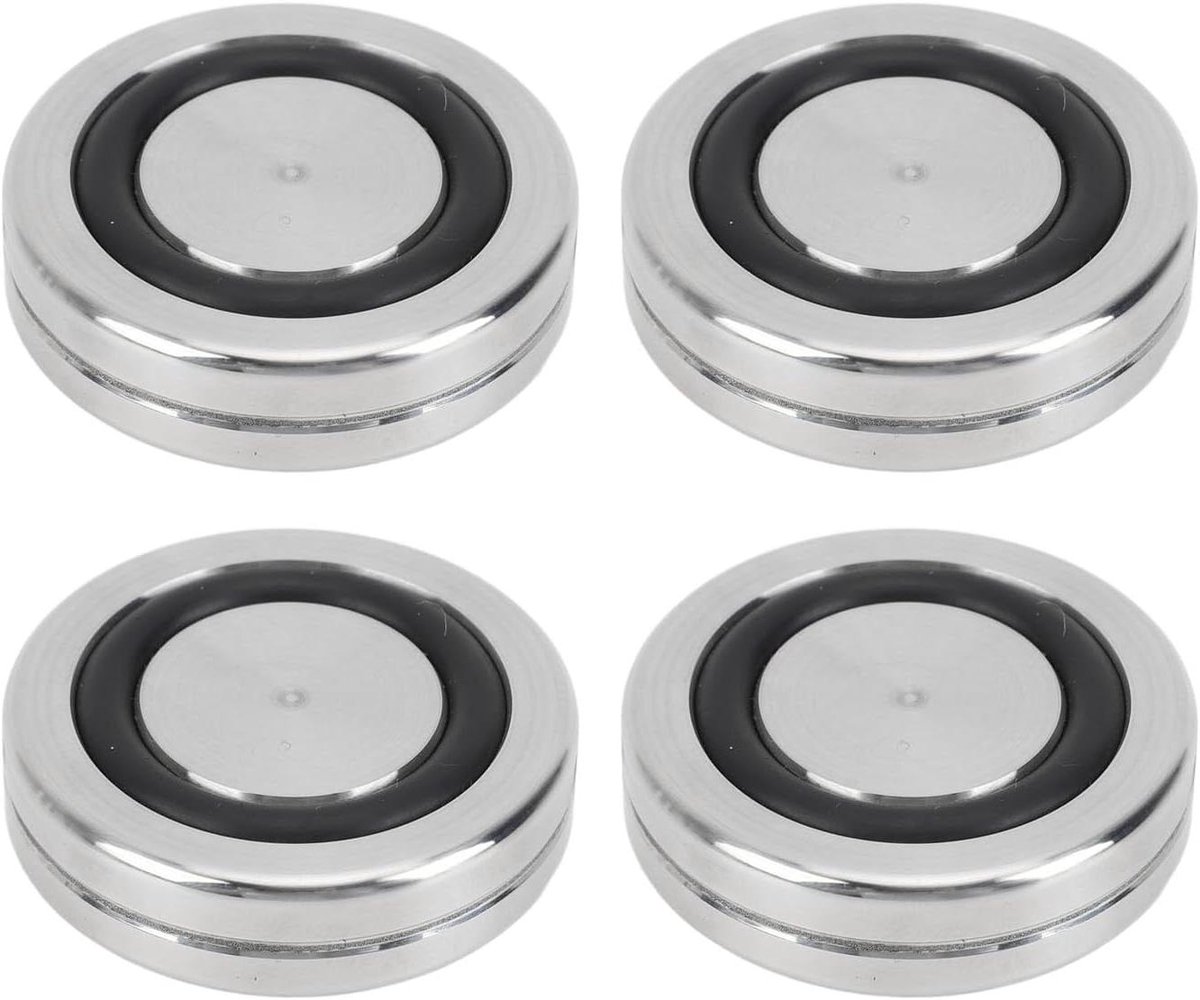 Luidspreker Isolatie Voeten - Trillingsdempers Statief - Audio Verbeteren - Antislip Rubber Ontwerp - 15mm - Zwart