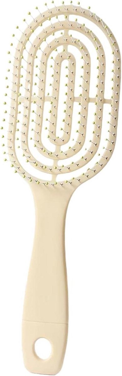 Krulborstel - Ontwarrende borstel - Haar stylen - Anti-kroes - 23.7 cm - Zwart