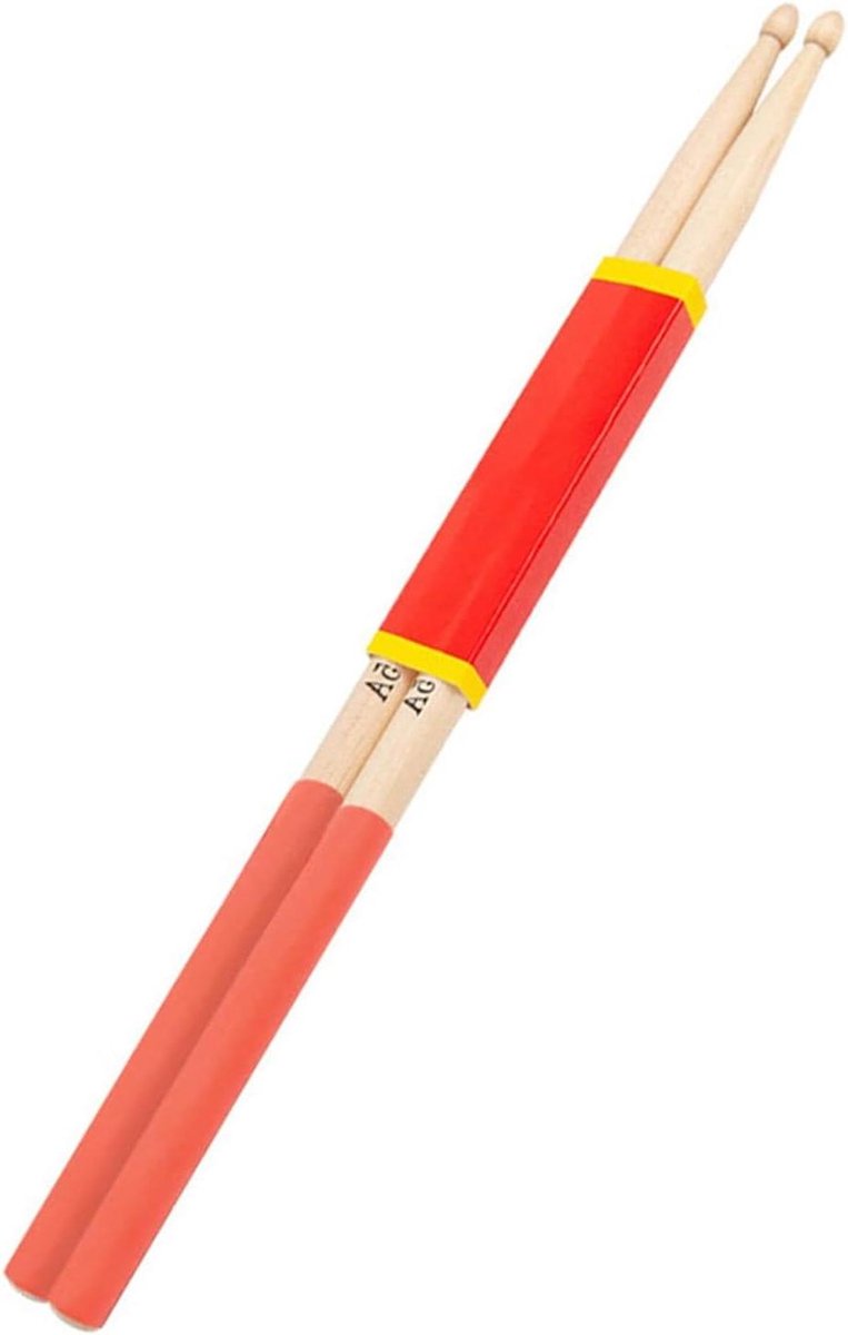Drumstokken Set - Percussie Stokken - Muziek Maken - Massief Hout - 405 mm Lengte - Houtkleur