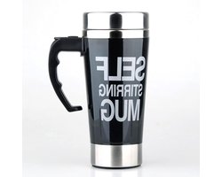 Zelf Roerende Mok - Slimme Mok - Dranken Mengen - Automatische Technologie - 500 ml - Zilver