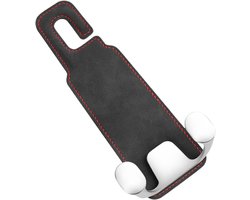 Auto Hoofdsteun Haak - Opberg Haak - Auto Organiseren - Trillingsbestendig Ontwerp - 18 x 6.5 cm - Zwart