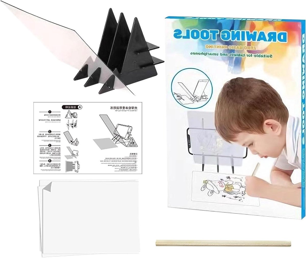 Tekentablet Projector - Schets Hulp - Kunst Maken - Helder Optisch Beeld - 20.9 x 14.1 x 2.3 cm
