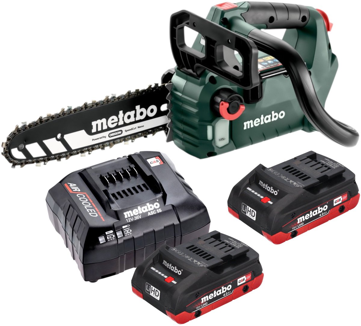 Metabo 601595850 Accu-kettingzaag MS 18 LTX BL 25 - zonder accu - zonder oplader
