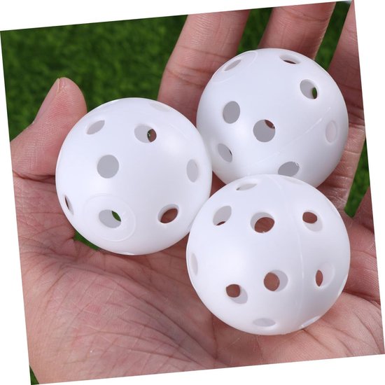 Oefengolfballen - Luchtballen - Buiten Trainen - Beperkte Vlucht - 24 Stuks - Wit — afbeelding 2