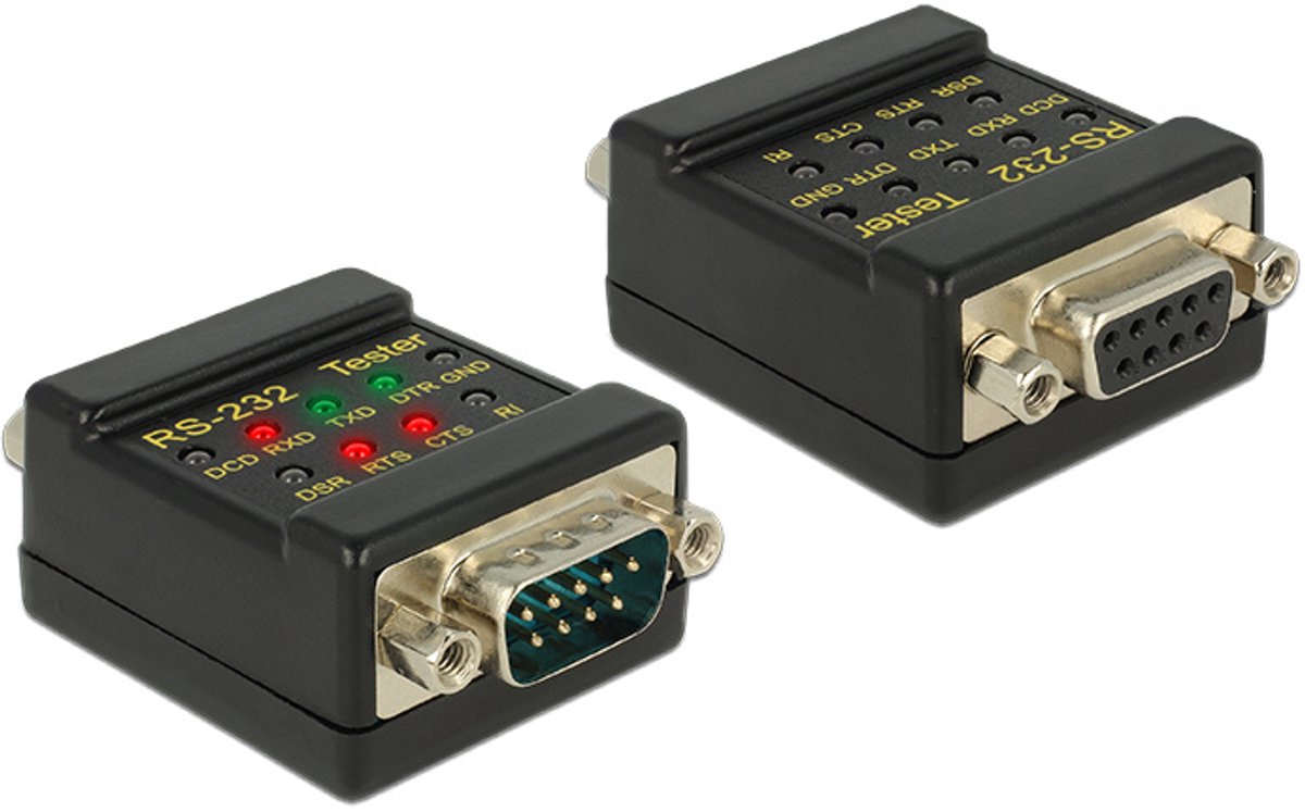 Delock 87713 VGA-connector D-sub bus 9-polig - D-sub stekker 9-polig 1 stuk(s)
