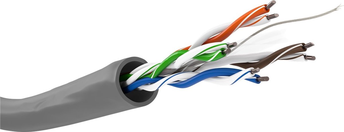 CAT6 UTP kabel op rol vaste kern 100 meter