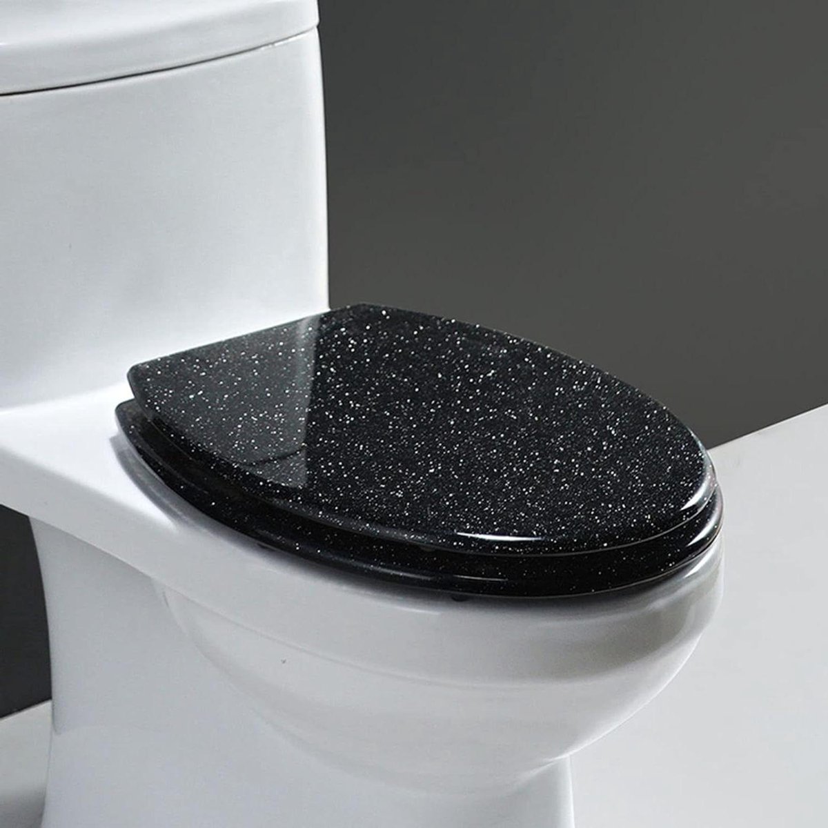 WC-bril - Toiletdeksel - Badkamer Decoratie - Langzaam sluitend - 40-47 cm - Goudkleurig