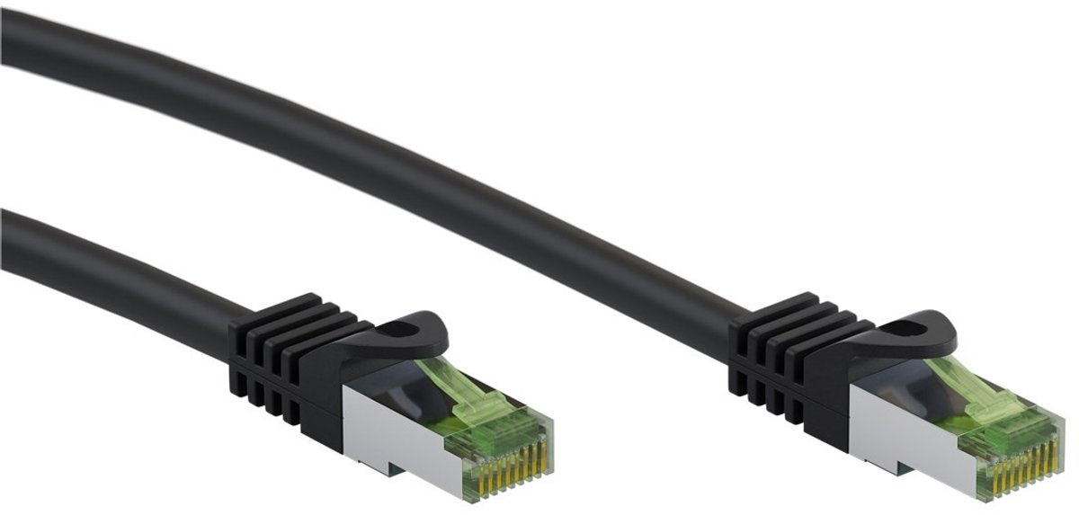 S/FTP CAT8.1 40 Gigabit Netwerkkabel - CU - 5 meter - Zwart