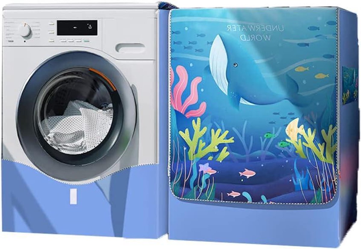 Wasmachinehoes Apparaatbeschermer Apparaat Beschermen Waterafstotend Oxford Universele Pasvorm Blauw