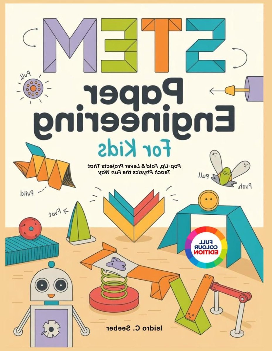 Papier Techniek - Bouwprojecten Kinderen - STEM Ontdekkingen - 25 Hands-On Mechanismen - 90 Pagina's - Niet Van Toepassing