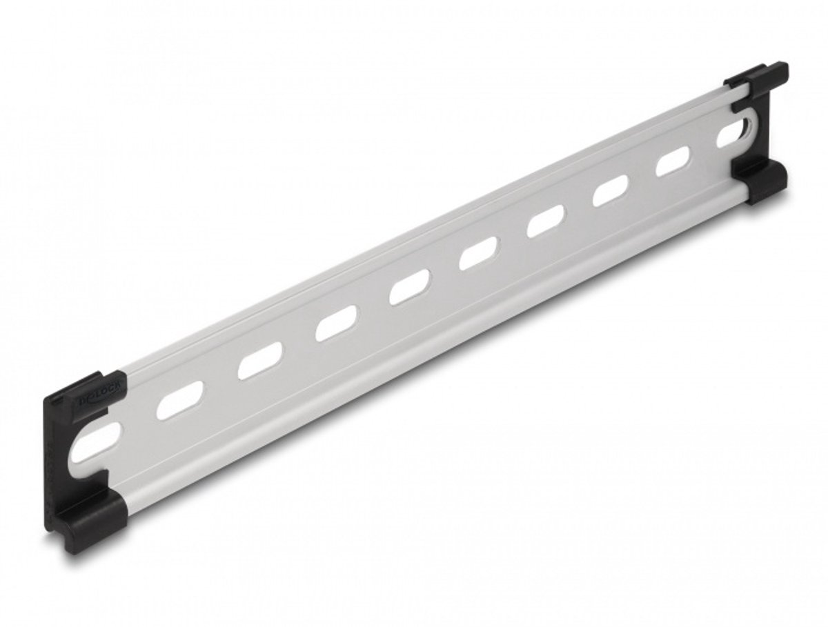 Delock DIN Rail 35 x 7.5 mm (25 cm) Aluminium
