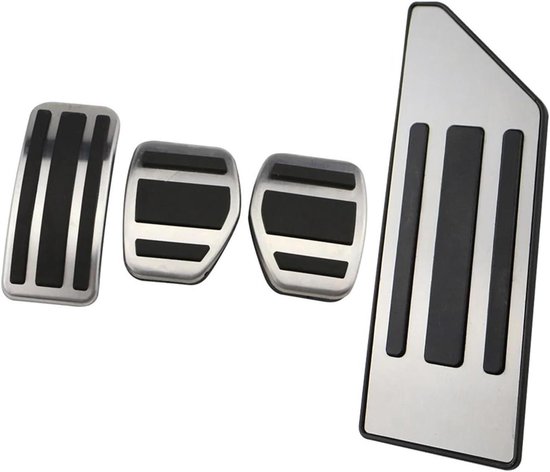 Pedaalkappen Auto - Pedaalhoezen Set - Verbeter Rijervaring - Antislip Rubber - MT - Zwart — afbeelding 2