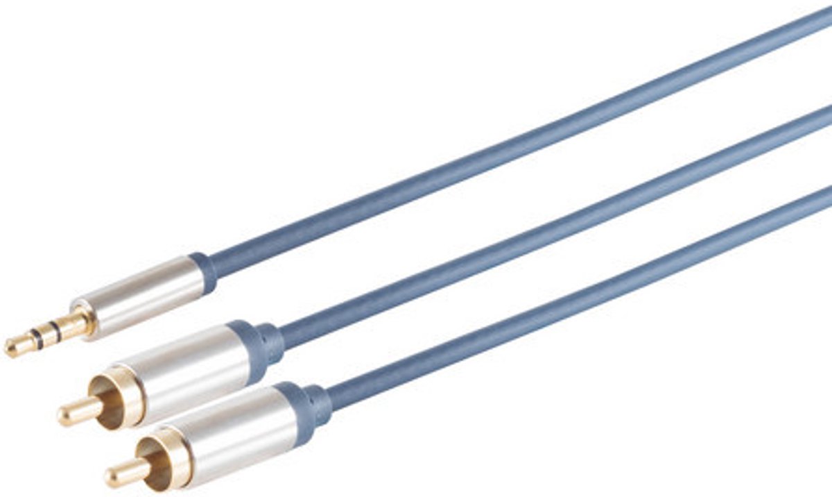 Home Cinema-3,5mm Klinken-St./ 2x RCA St.0,75m