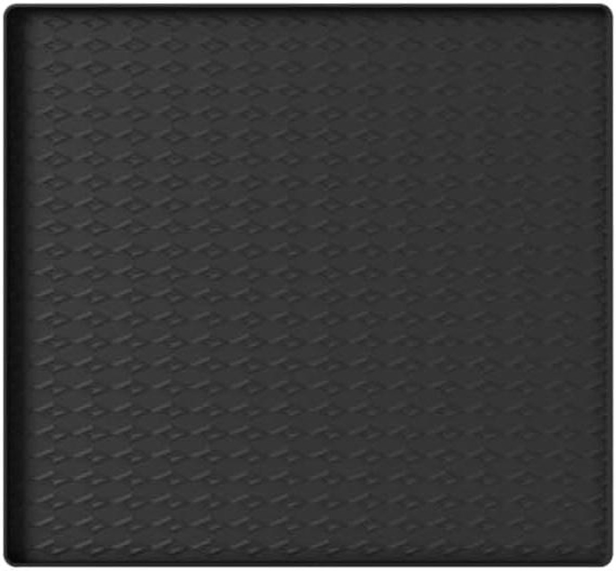 Wasmachine Mat - Apparaat Onderlegger - Apparaten Beschermen - Antislip Siliconen - 60 x 60 cm - Zwart