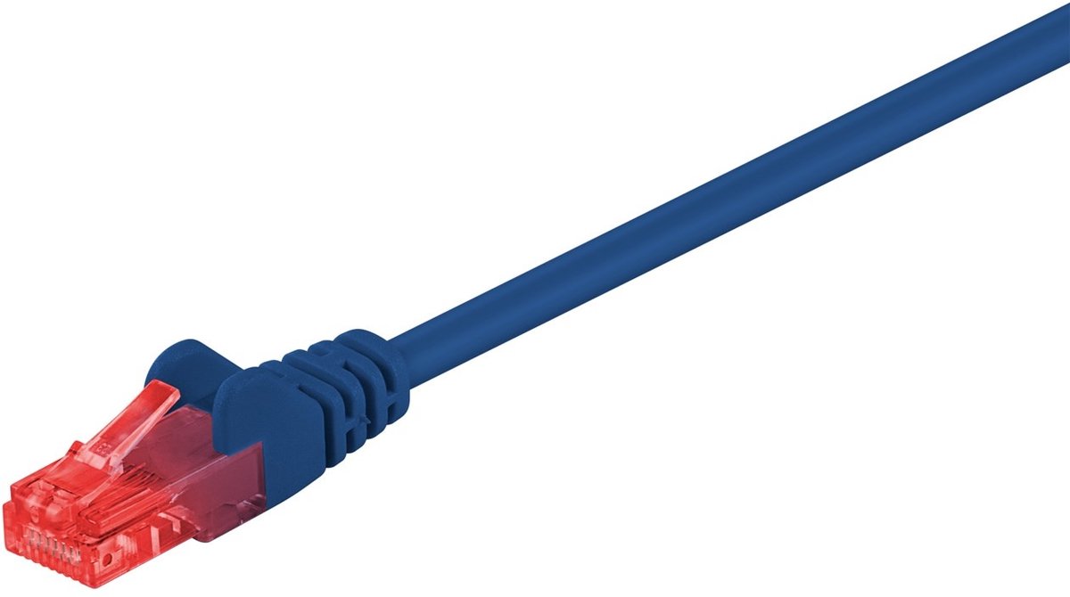 Wentronic CAT6 Netwerkkabel - RJ45 - Blauw - 3 m