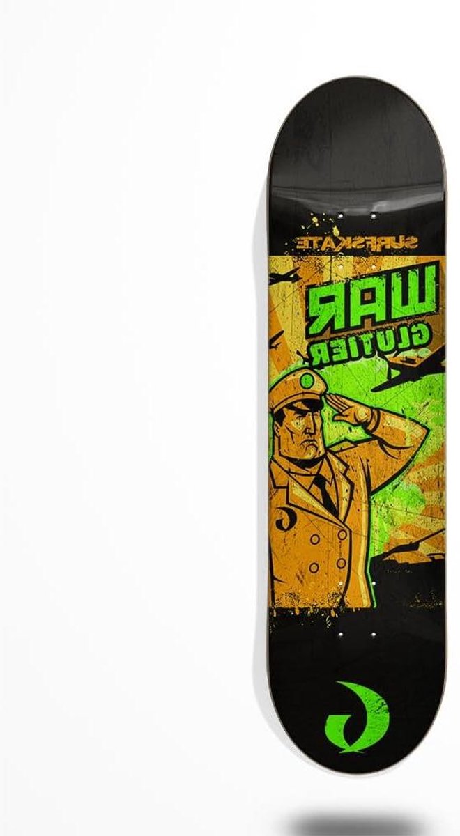 Skateboard Deck Tabla Glutier Street Skateboarding Gegarandeerde updates 8.25 inch