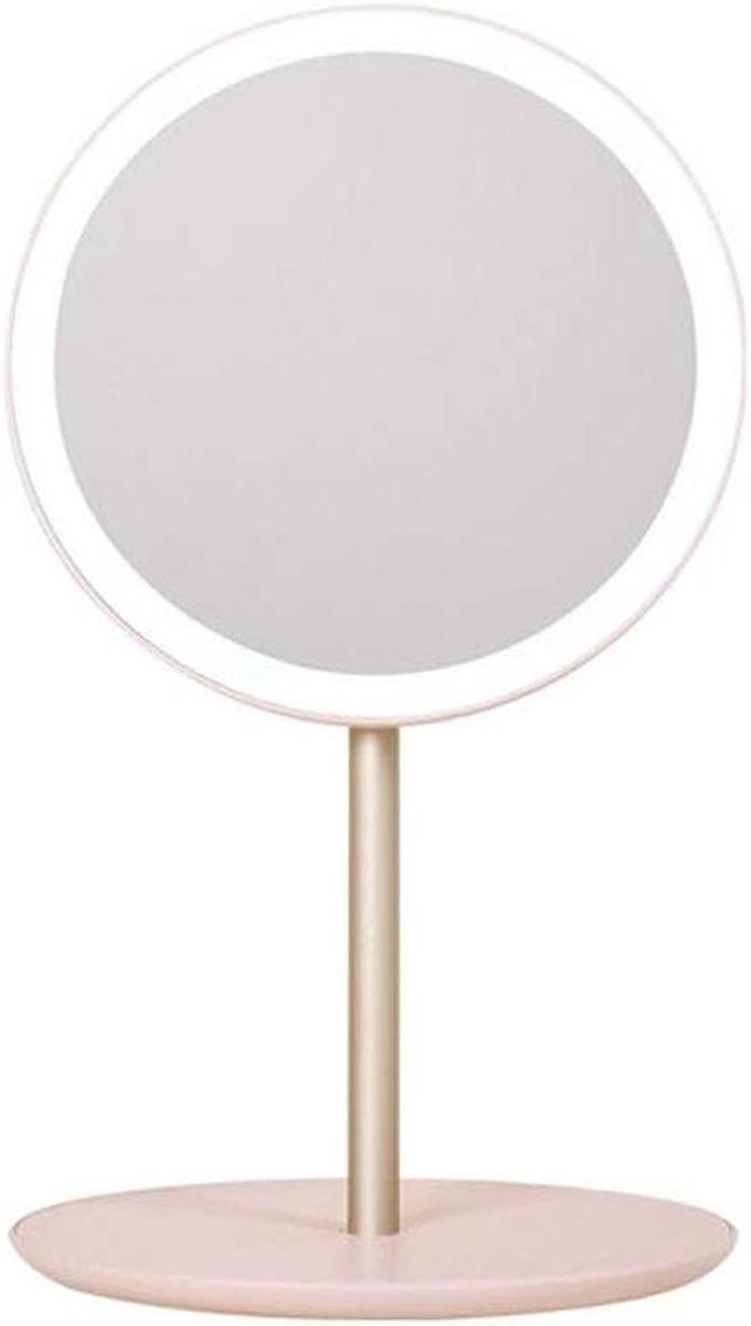 Make-up spiegel - Verlichte spiegel - Precisie make-up - Opvouwbaar ontwerp - Rond - A